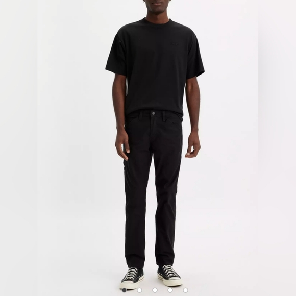 511™ Slim Fit Utility Men's Jeans.,(Black Canvas - Black)